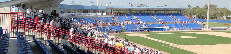 Hi Corbett Field in Tucson shortly after the final spring training game ever played there ended