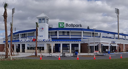 Going to a Blue Jays Spring Training game. – My Memory List