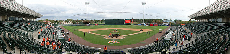 Ed Smith Stadium - Spring Training home of the Orioles